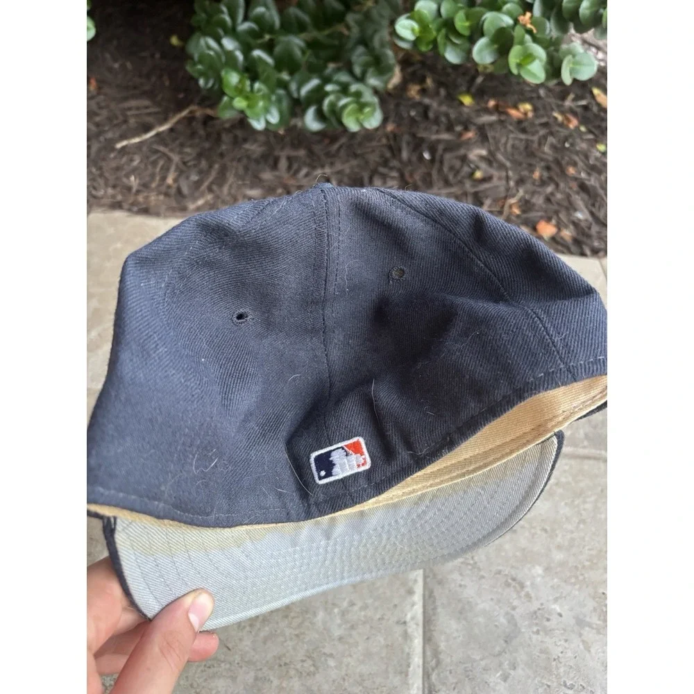 San Diego Padres Hat Cap Fitted Men 7 1/2⭐️Navy MLB Baseball New Era Made In USA